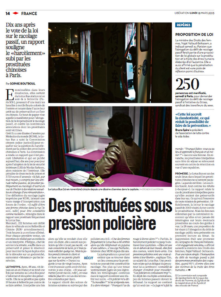 Libération, France, 2013 